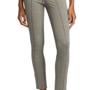 rag & bone Plaid Skinny Pants in Gray and Brown
